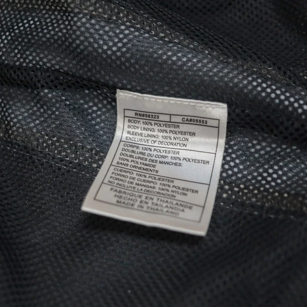Vintage Nike 72 Track Jacket Mens Small‎ Black Full Zip Windbreaker Warm Up Y2K